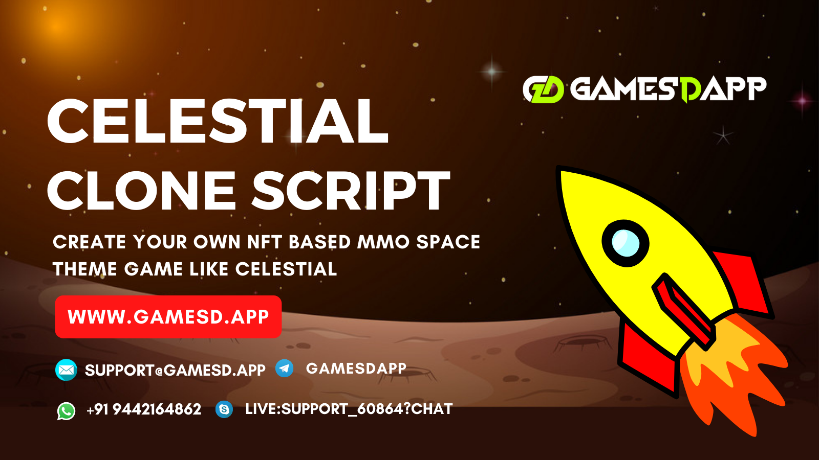 Celestial Clone Script To Create Decentralized Powered NFT Game Marketplace Like Celestial