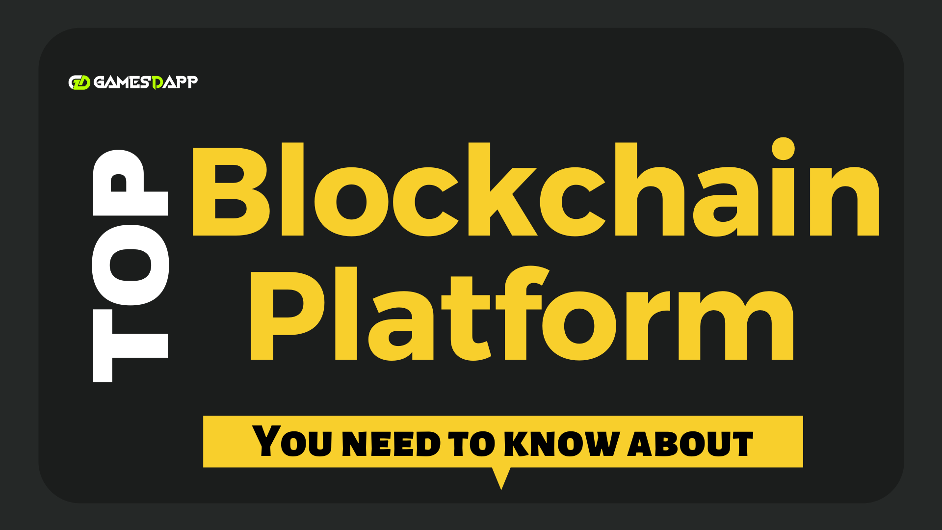 Top Blockchain Platforms You Need to Know About
