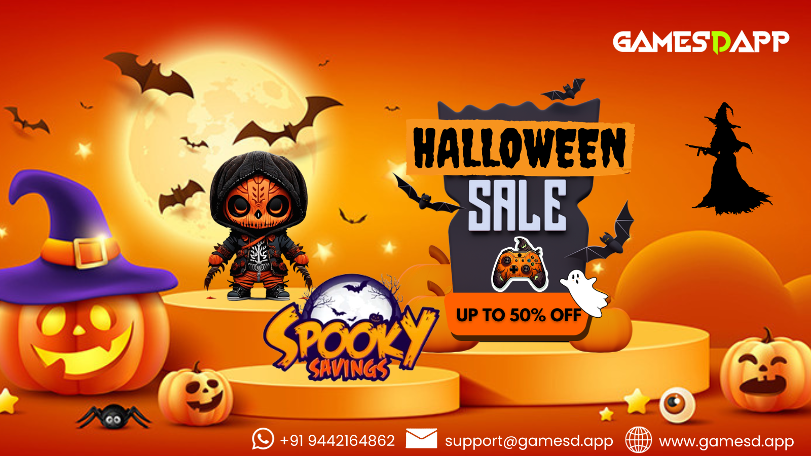 Spooky Savings: GamesDApp  Halloween Sale 2023