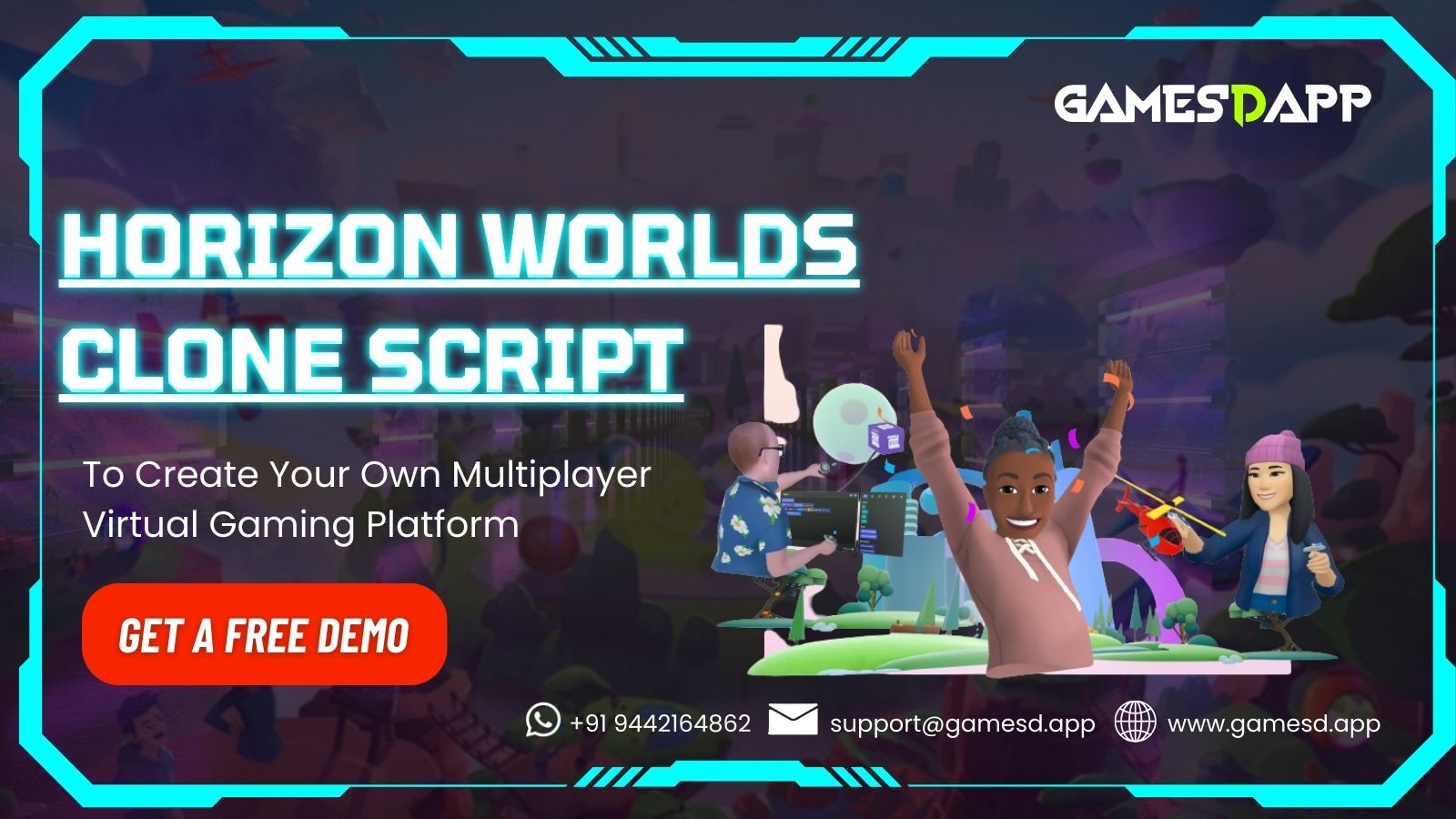 Gamesdapp: Your Trusted Partner in Horizon Worlds Clone Script