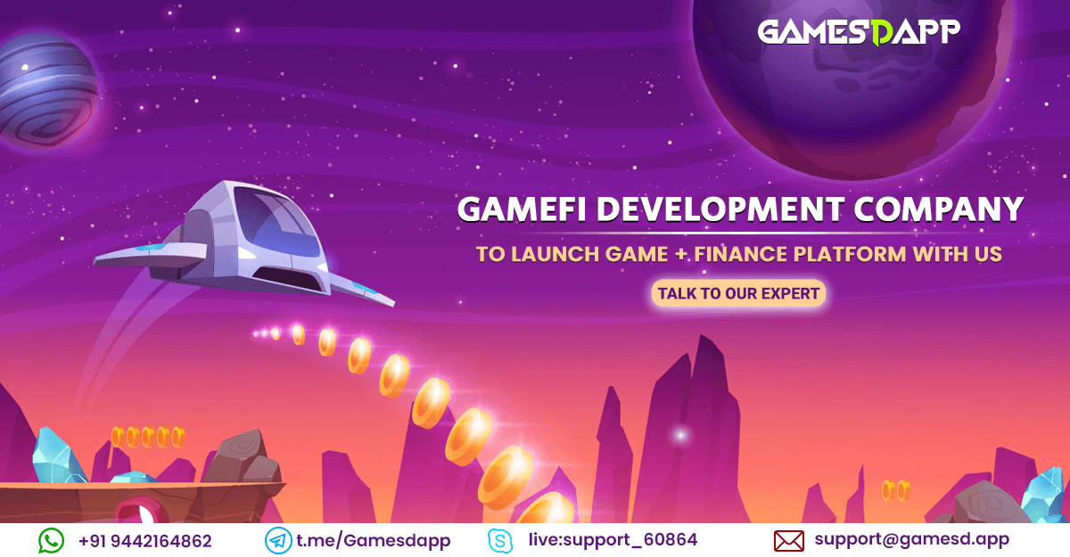 GameFi Development Company - To Build Game+Finance Website Instantly