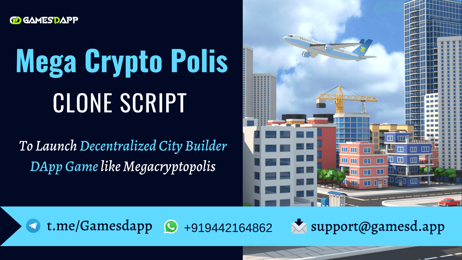Megacryptopolis Clone Script - To Build Decentralized City Builder Strategy Game on Different Blockchain Networks