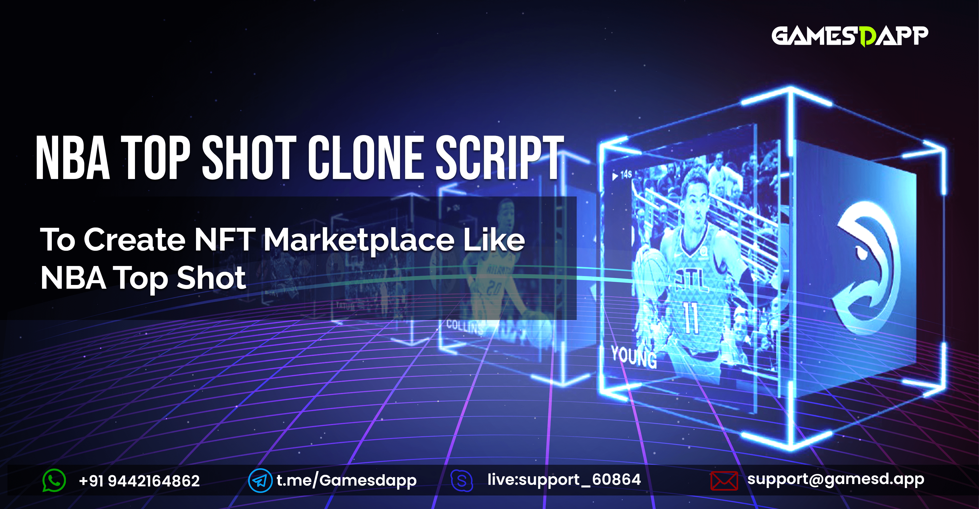 NBA Top Shot Clone Script To Launch A NFT Marketplace Like NBA Top Shot With Flow Blockchain.