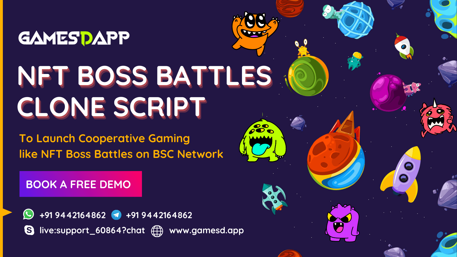 NFT Boss Battles Clone Script - To Launch Cooperative Gaming like NFT Boss Battles on BSC Network