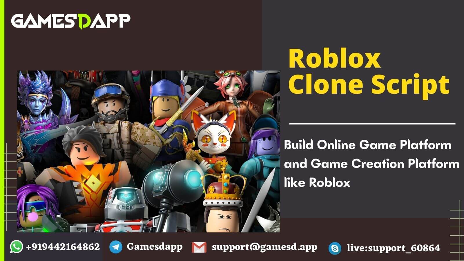 Roblox Game Clone - To Build Game Creation Platform Like Roblox