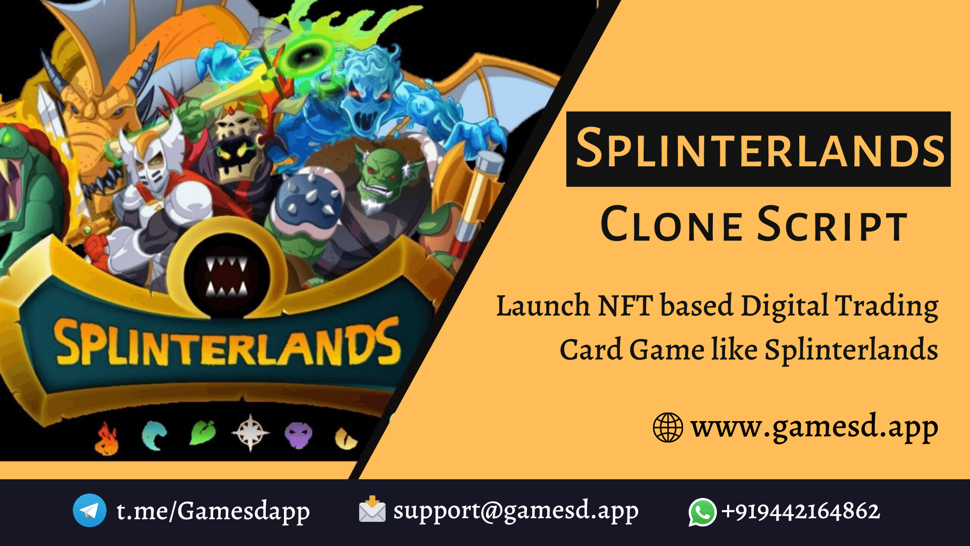 Splinterlands Clone Script To Launch NFT based Digital Trading Card Game on Popular Blockchain Network