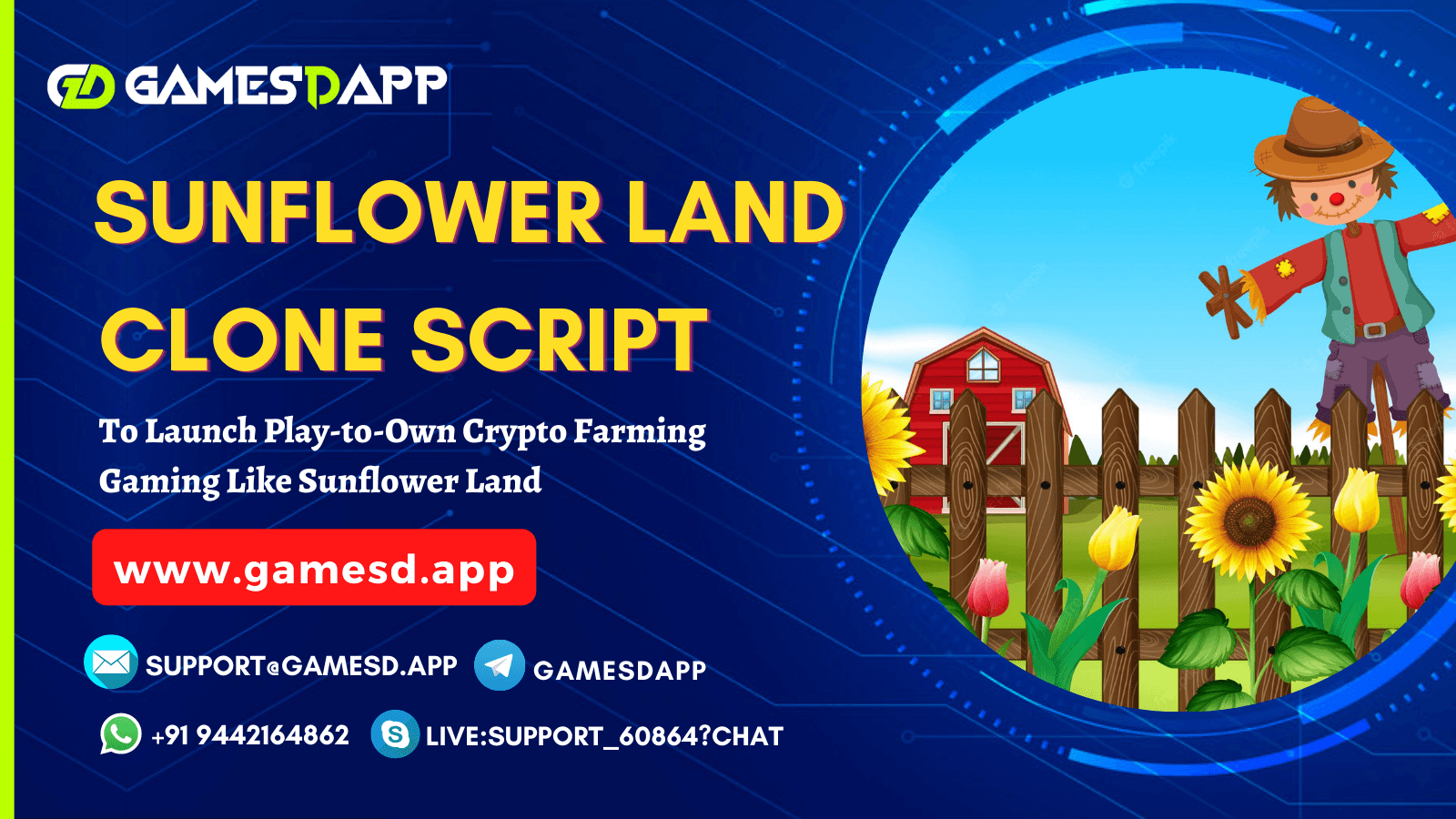 Sunflower Land Clone Script - To Build Crypto Farming Game like Sunflower Land on Polygon.