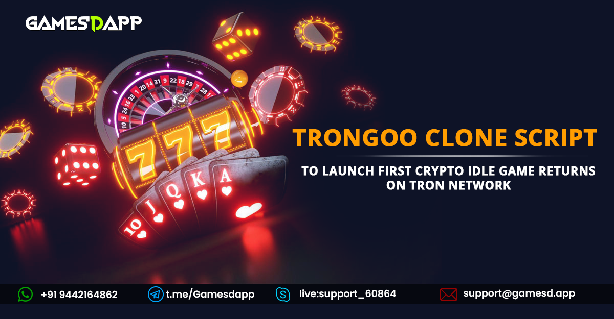 TronGoo Clone Script - To Start Your First Crypto Idle Game like TronGoo